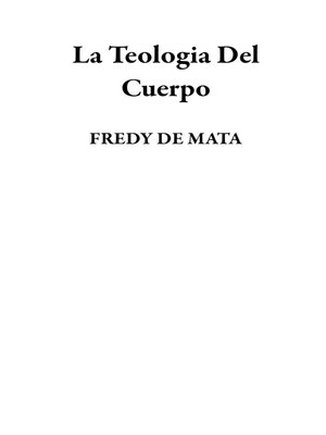 cover image of La Teologia Del Cuerpo